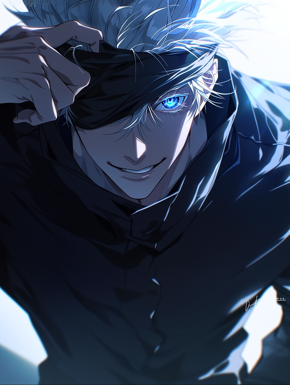 五条悟の余裕すぎる煽り | Generated by DomoAI